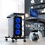Chariot pour ordinateur portable avec rangement VIVO