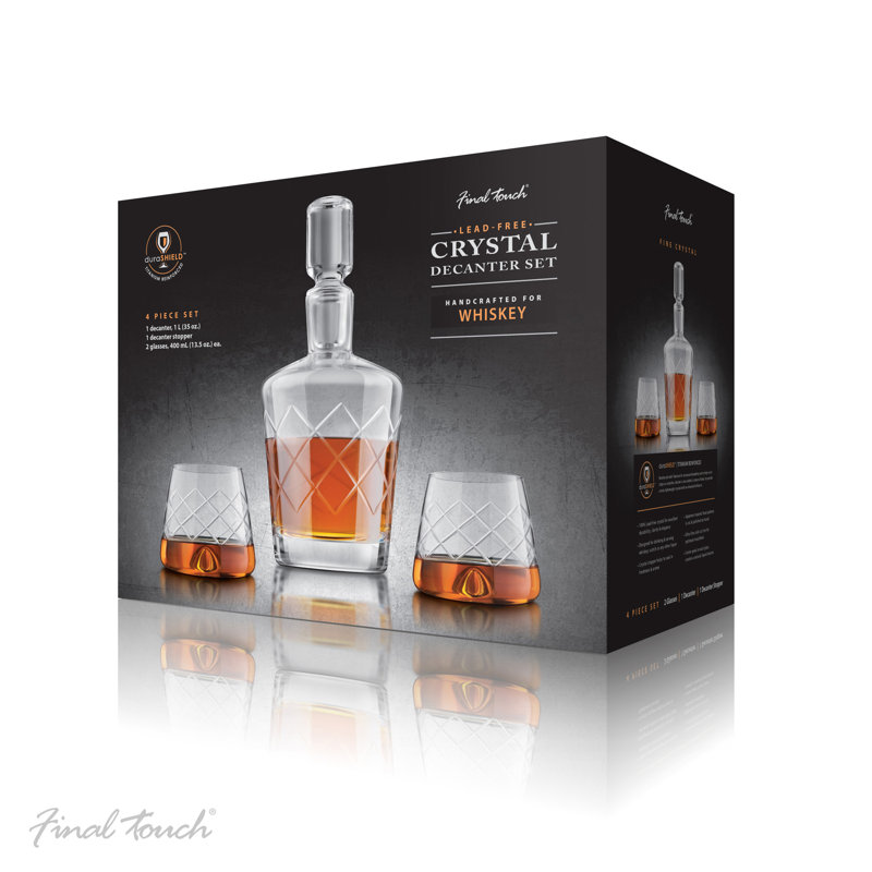 4 Piece Beverage Serving Set