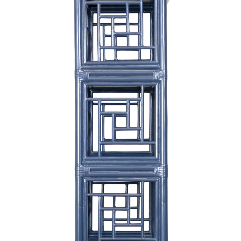 Chippendale Bookcase, Navy Blue