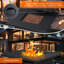 Foyer au gaz, foyers d'extérieur au propane de 50 000 BTU pour l'extérieur, table de foyer carrée avec couvercle, terrasse de jardin-2138926420