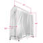 Housse transparente pour vêtements Sorbus