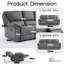 Fabric Reclining Sofa-1451521425-1451521424
