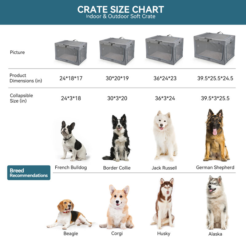 Cage pour chien réglable Tucker Murphy Pet ™