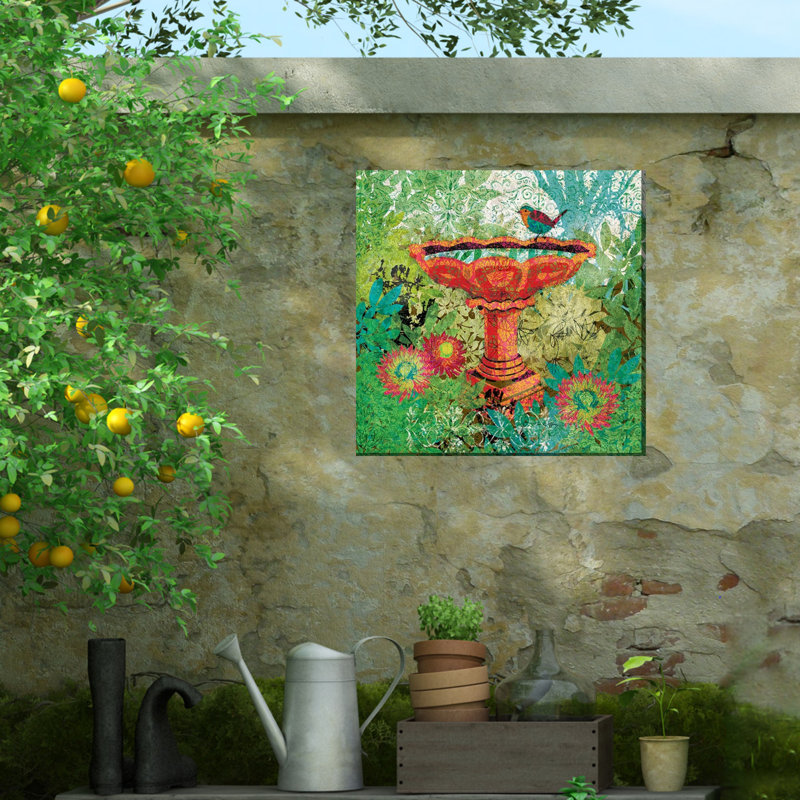Art sur toile, piscine privée