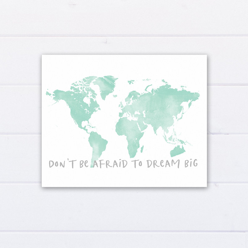 « rêve big map », art sur toile