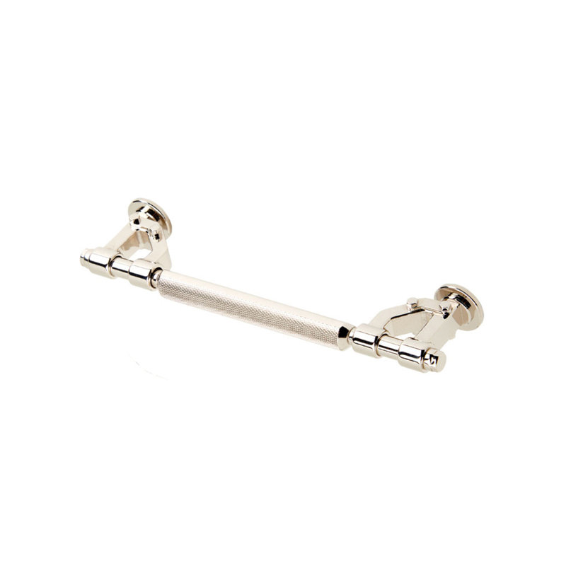 Industrial Bar / Handle Pull, Polished Nickel, 6"
