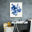 Art mural sur toile Epic Graffiti «Contemporary Blooms Blue 4 V2» par Shirley Novak-103919593