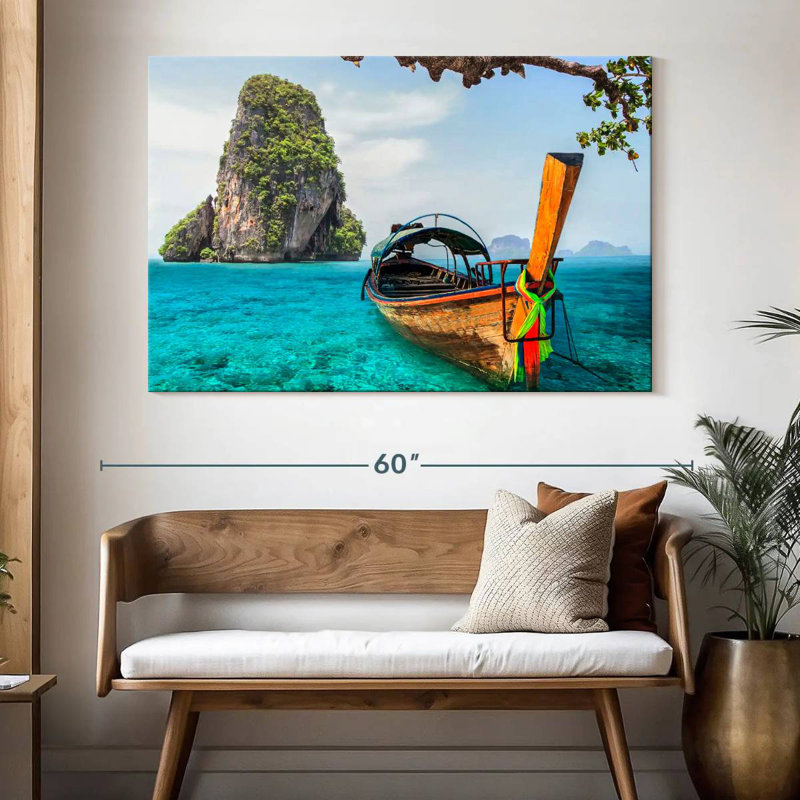 Bateau Mehar Railay Beach, H 34 po x l 51 po