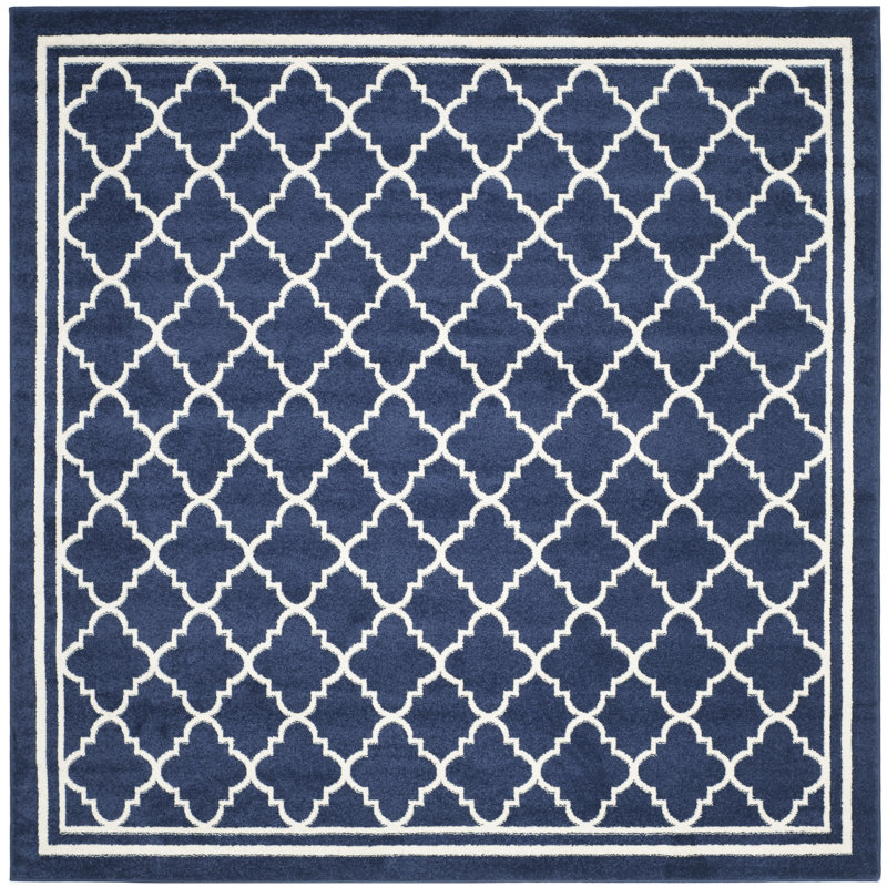 Dayana Geometric Area Rug, Square 213 cm