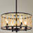 4 - Light Drum Chandelier