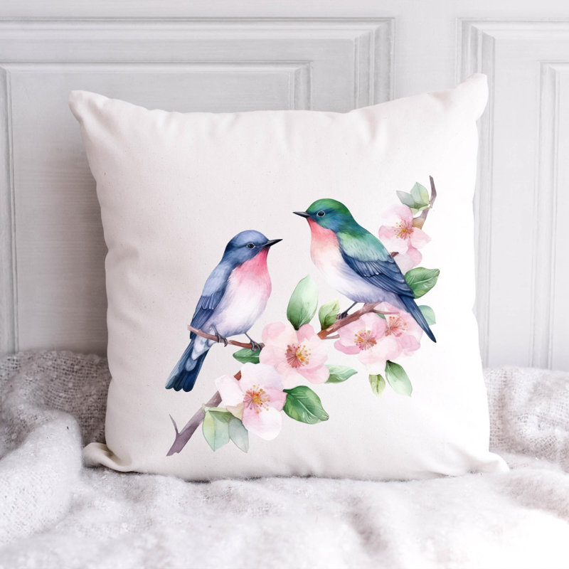 Nautical Sea Life_79 - Coussin décoratif en polyester, H 20 po x l 20 po
