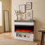 Rebrilliant White Electric Fireplace with 5000 BTU-1379518680