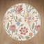 Tapis beige / rose à motif floral lavable en machine Clermont-1292170021-1304121698