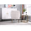 Fauteuil en sherpa moderne Mid-Century