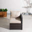 Tayhlor 128 cm W Patio Corner Sofa with Cushions
