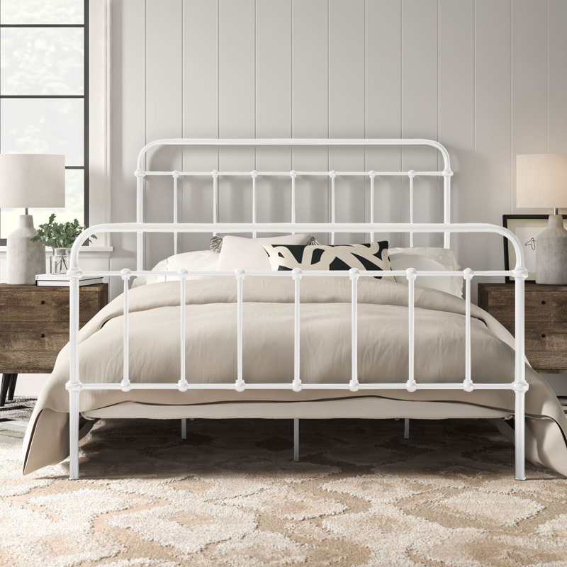 Herrings Bed, Queen, Vintage White