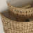 Modern Farmhouse 1-Light Curved Straw Weave Shade Wall Sconce