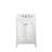 Queen 24" Sink Carrara Engineered Marble Countertop Bath Vanity with Faucet-1950847954-1950847953