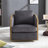 Swivel Barrel Chair, 360 Degree Swivel Barrel Club Chair-932115458