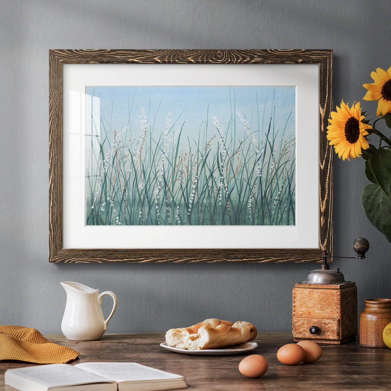 Tall Grass II, reproduction d'art encadrée, Noyer, H 22 po x l 32 po x P 1,5 po
