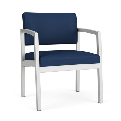 Lenox Steel Waiting Reception Oversized Guest Chair Metal Frame