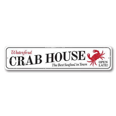 Plaque en aluminium Fresh Crabe
