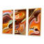 Music Dreams - Ensemble de 3 reproductions d'art encadrées sur toile abstraites-1640182756-1640182759