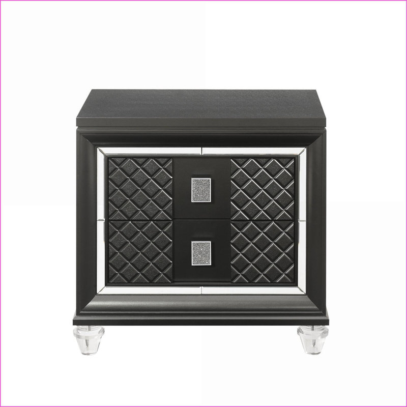 Table de chevet 2 tiroirs Sawyer