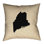 Coussin décoratif à fermeture éclair Kainen Smith Maine