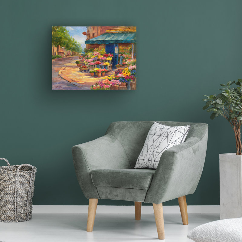 Œuvre sur toile, Rosaire Kaloustian, H 14 po x l 19 po