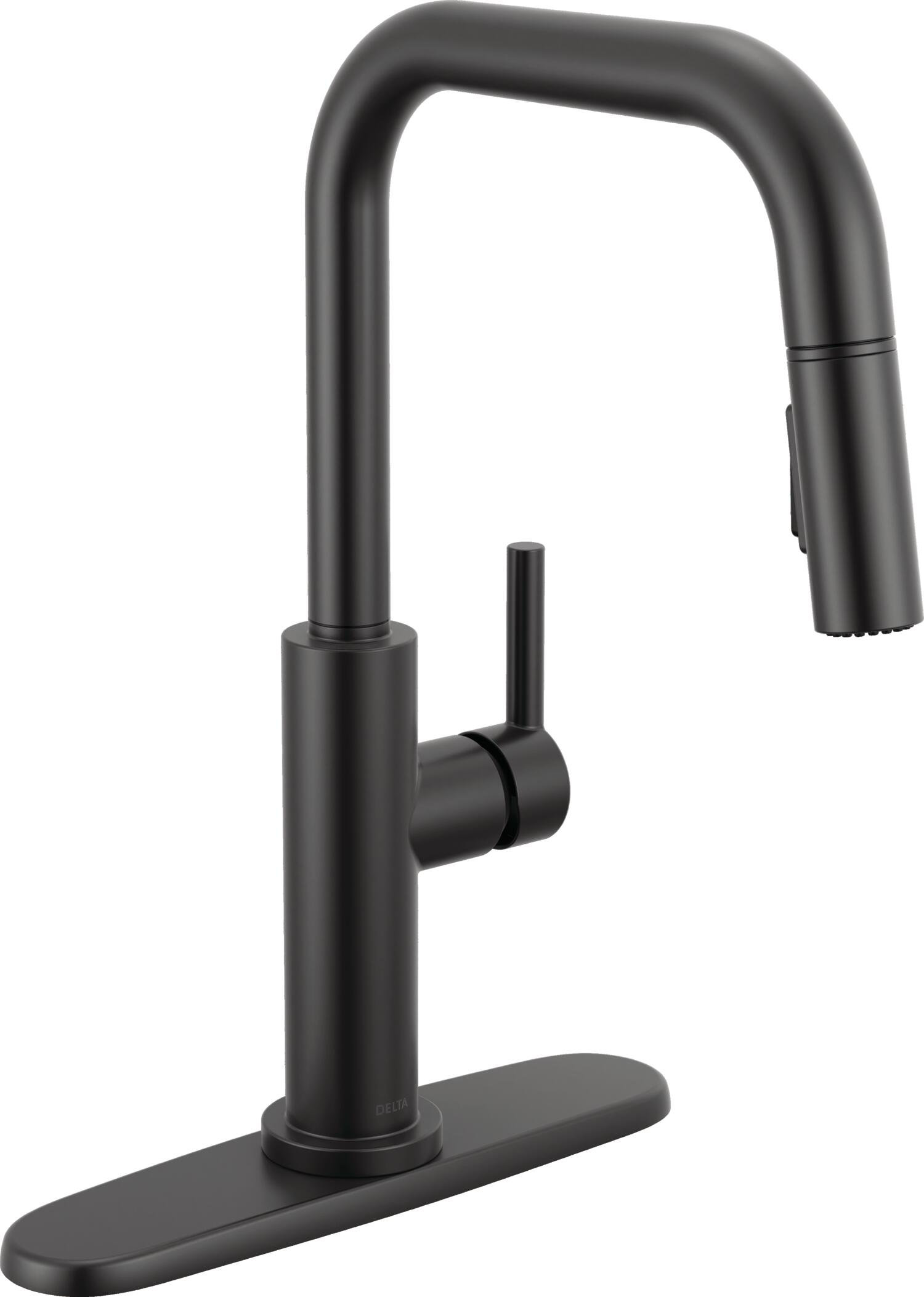 Delta Nicoli U-Spout Pull Down Sprayer Kitchen Sink Faucet, Single Handle Kitchen Faucet & Reviews | Wayfair