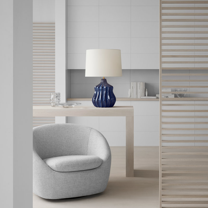 Ebb Table Lamp, Mixed Blue Brown