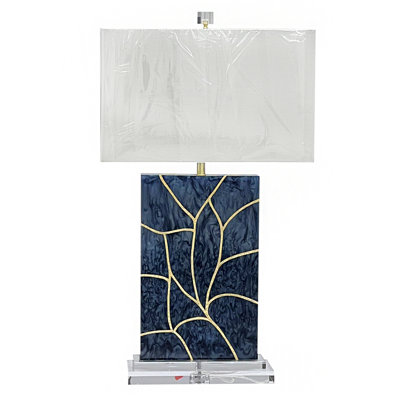 Lampe de table Astilla, bleu