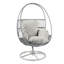 Chaise longue pivotante en osier Reno