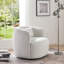 Fauteuil pivotant en velours Bolton-955108769