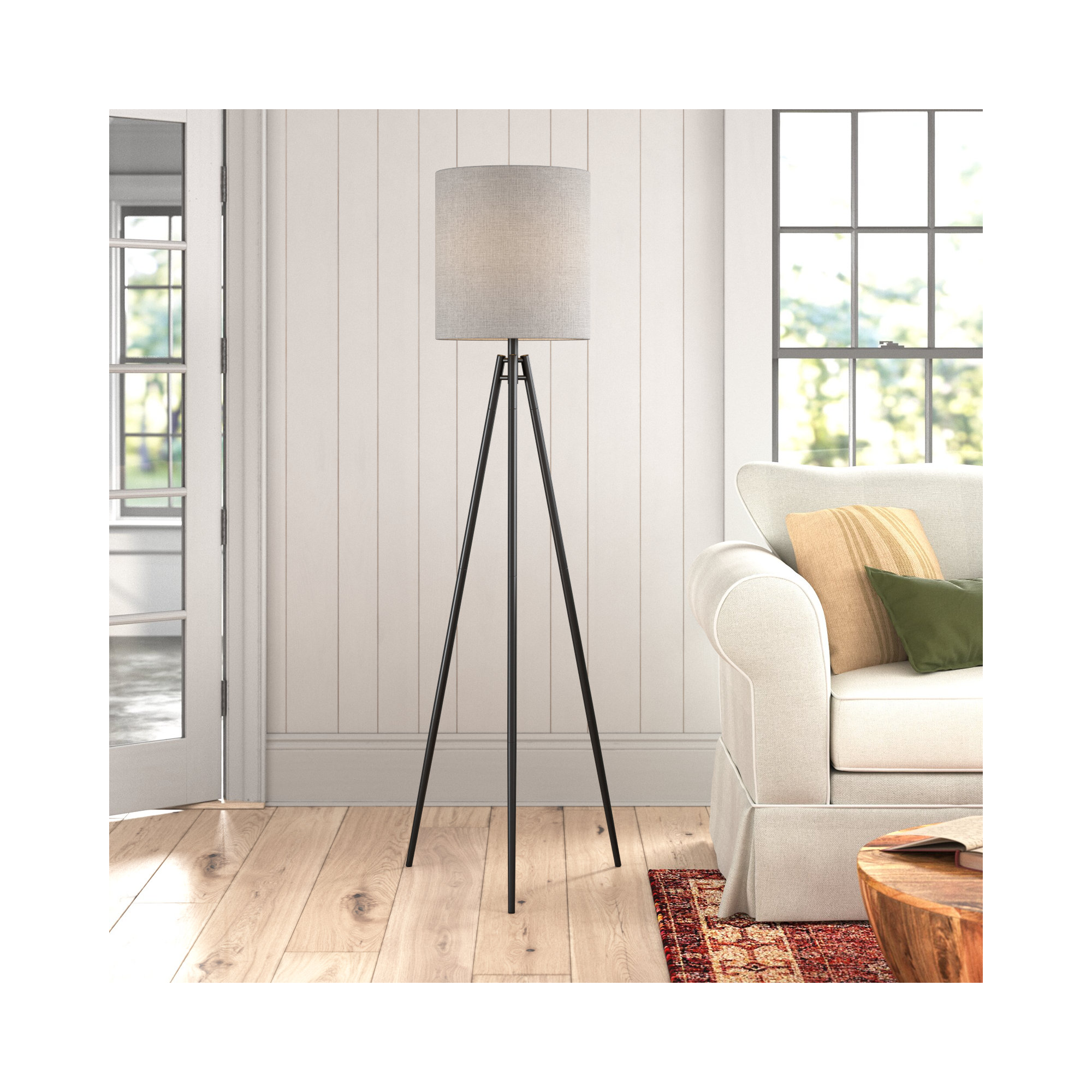 Kerala 69'' Dimmable Floor Lamp, Black