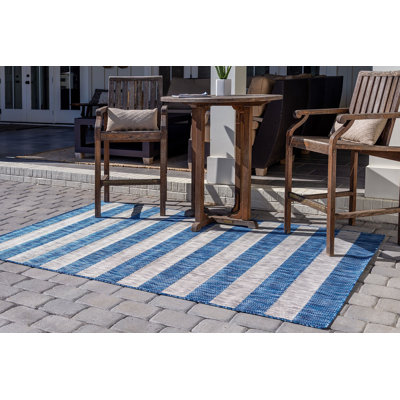 Indoor/Outdoor Fortinbras Area Rug Azure Colour