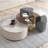 Modern luxury round coffee table set