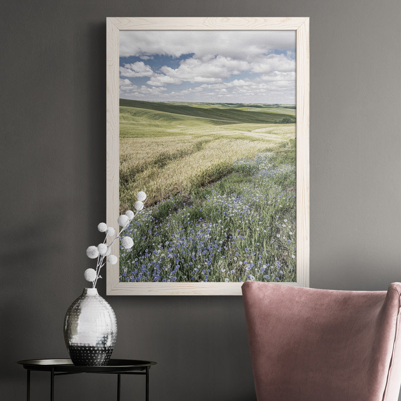 Wildflower Farm - Reproduction de photo sur toile, Blanc, H 37,5 po x l 27,5 po x P 1 po