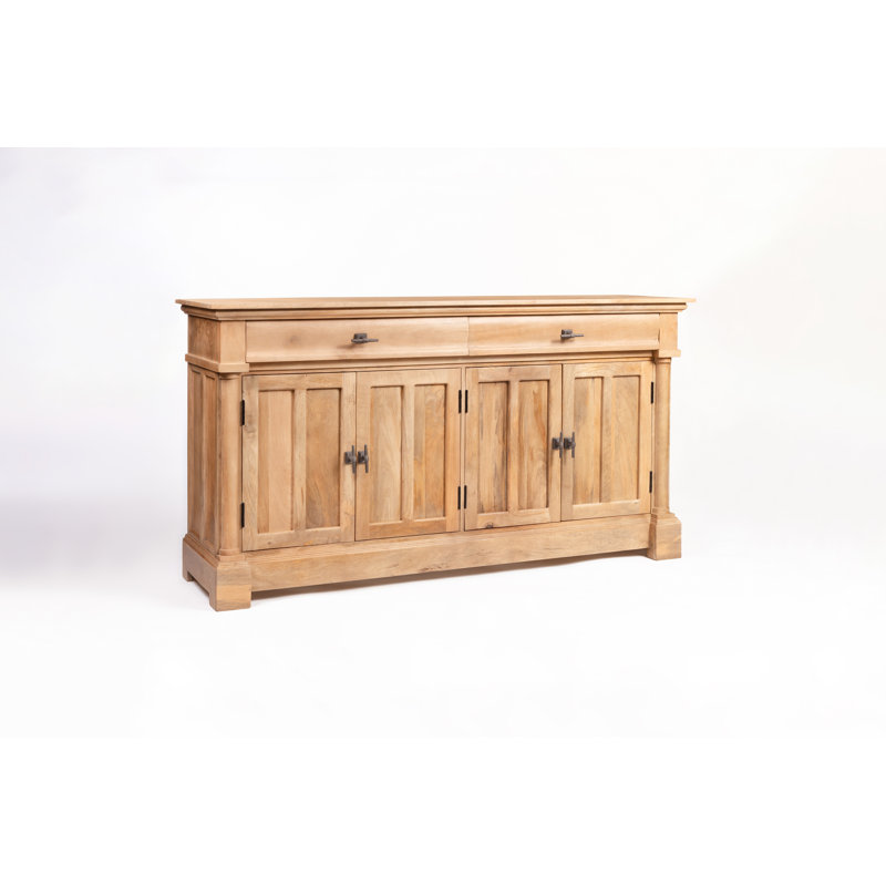 177.8 cm W Mango Solid Wood Sideboard, Natural