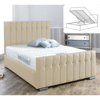 Upholstered Ottoman Storage Bed