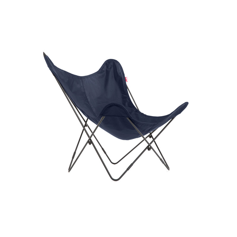 Marabe Upholstered Accent Chair, Black, Navy