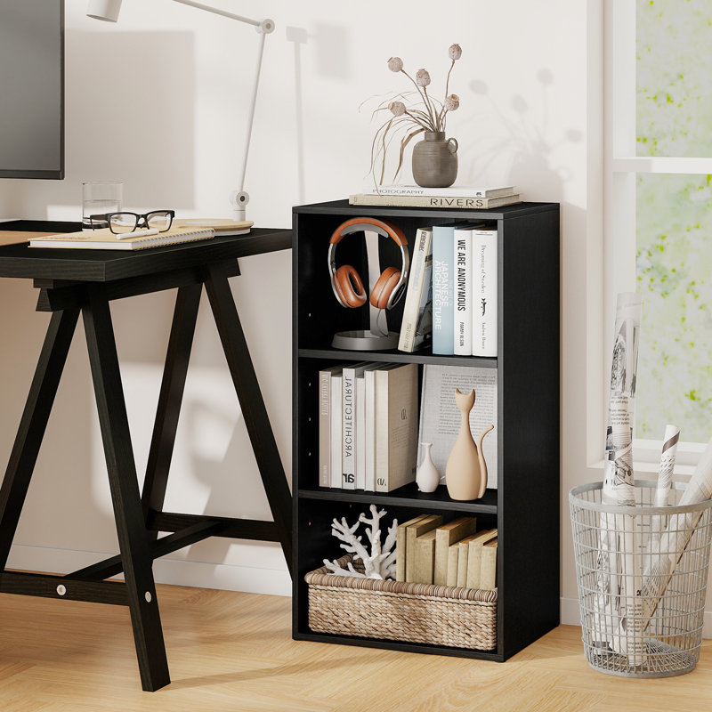 Vitrine de rangement moderne Andralyn, Noir
