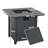 Square Propane Fire Pit Table
