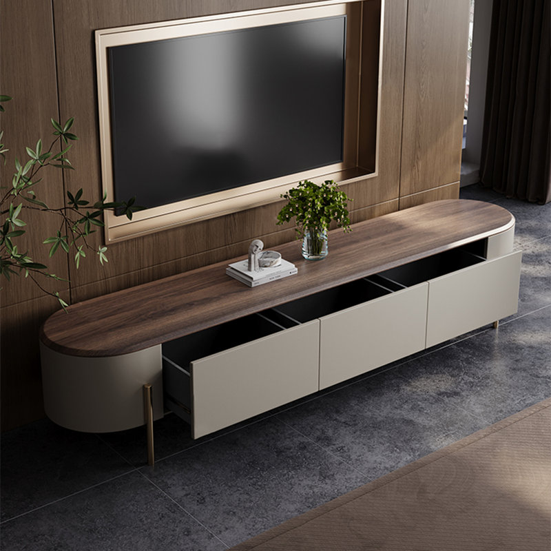 Meuble télé Luxury Minimalist, 15.7" H x 86.6" L x 15.7" W