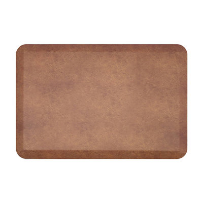 Happy Feet Leather Anti-Fatigue Non-Skid Kitchen Mat