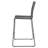 Upholstered Counter Stool with Steel Frame-1397083738