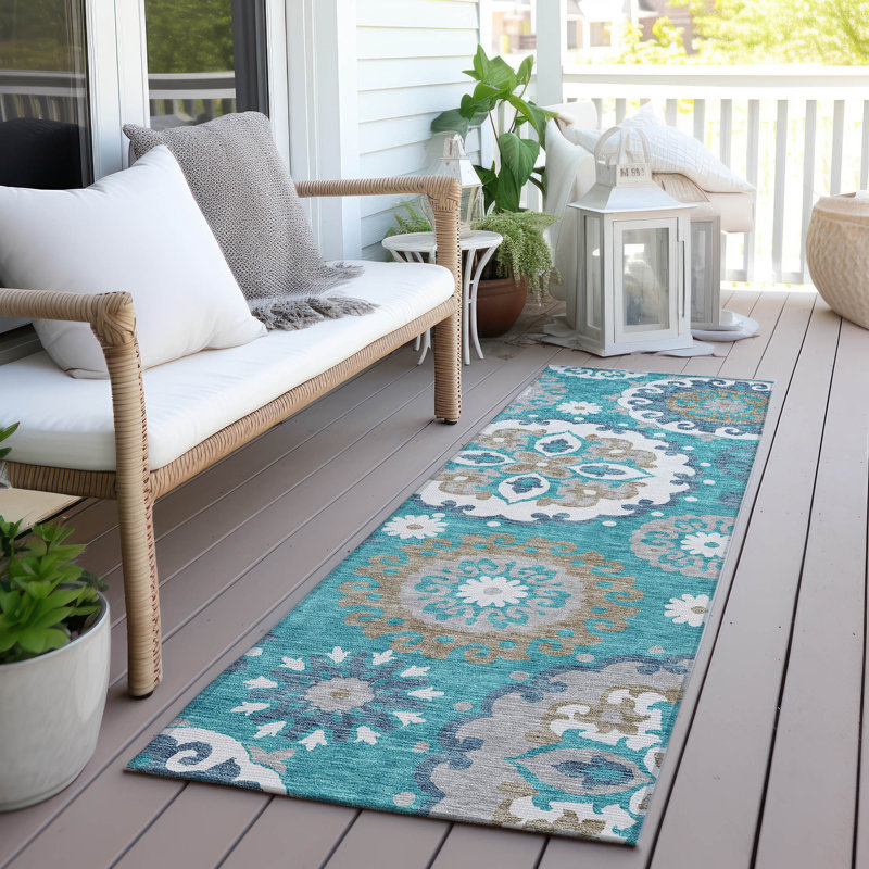  Tapis d'entrée / extérieur antidérapant Ferrand, Tapis de couloir 2 pi 3 po x 7 pi 6 po