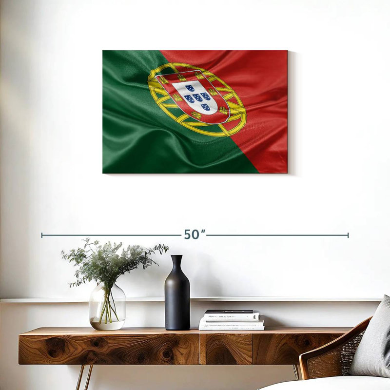 Drapeau national du Portugal, H 20 po x l 30 po