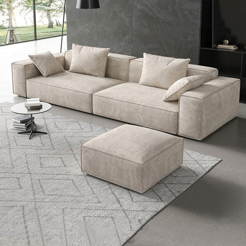 Beige Polyester 2 - Piece Living Room Set